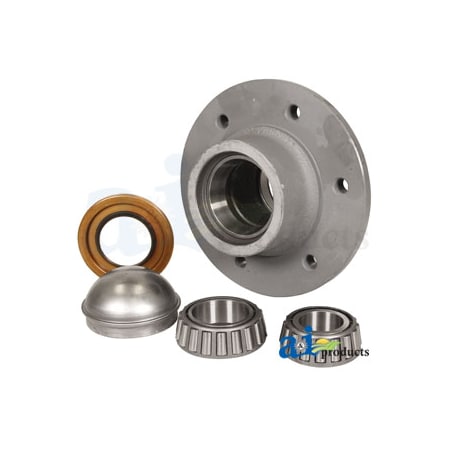 A & I Products Hvy Duty Compl Hub w/ brgs & hdwr 8" x8" x6" A-SP19136